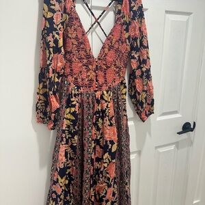 Floral Long Sleeve Dress